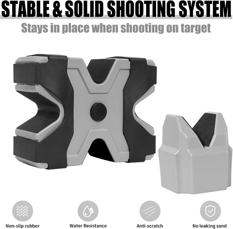 Pridefend Shooting Rest Non-Slip Block Bench Rest for Rifle and Pistol,Durable Construction and Surface Water Resistance Shooting Bench Rest for Shot Stabilization and Sighting in Rifles - Image 4